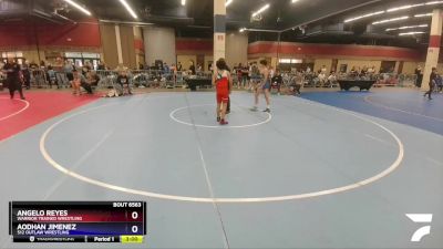 106 lbs Round 1 - Angelo Reyes, Warrior Trained Wrestling vs Aodhan Jimenez, 512 Outlaw Wrestling