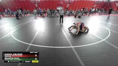 144 lbs Cons. Round 5 - Brandon Much, Askren Wrestling Academy vs Hudson Jablonski, Reedsburg Area High School Wrestling