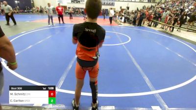 70 lbs Round Of 16 - Maverick Schmitz, Panther Youth Wrestling vs Cash Carlton, Sperry Wrestling Club