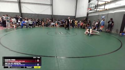 136 lbs Cons. Round 3 - Gavin Frei, Askeo International Mat Club vs Nicolas Arzeta, Barlow Mat Club (DBA Barlow Wrestling)