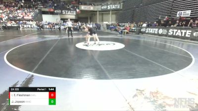 2A 120 lbs Champ. Round 1 - Ty Fleshman, Shelton vs Jordan Jopson, Anacortes