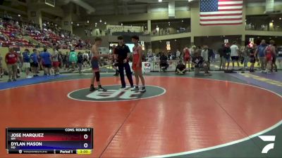 145 lbs Cons. Round 1 - Jose Marquez, NM vs Dylan Mason, MO