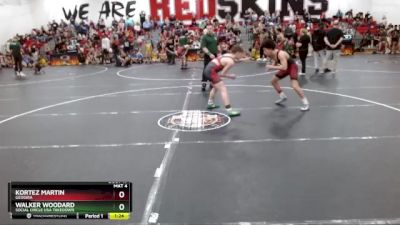 129 lbs Round 2 - Walker Woodard, Social Circle USA Takedown vs Kortez Martin, Geogira