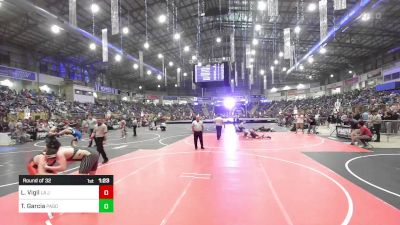 180 lbs Round Of 32 - Luis Vigil, La Junta Jr/Sr High School vs Ty Garcia, Pagosa Springs Middle School