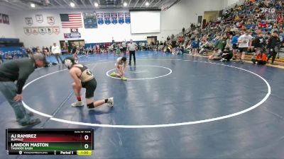 138 lbs Cons. Round 3 - AJ Ramirez, Buffalo vs Landon Maston, Thunder Basin