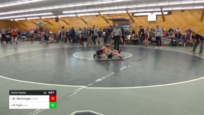 70 lbs Consolation - Wesley Renninger, Wernersville vs Parker Full, Clarks Summit