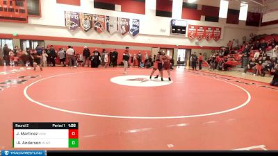 152-162 lbs Round 2 - Aryn Anderson, Moses Lake Wrestling Club vs Jose Martinez, Victory Wrestling-Central WA