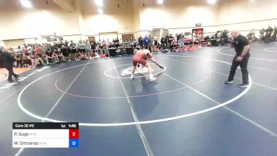 80 kg Cons 32 #2 - Parker Guge, Ottawa Mat Masters Wrestling Club vs Mason Ontiveros, Pitman High School Wrestling