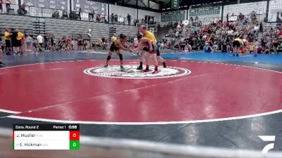 77-85 lbs Cons. Round 2 - Eden Hickman, Lion`s Den Wrestling Academy vs Jack Mueller, ISI