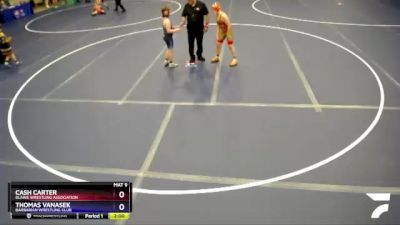 120 lbs Round 3 - Cash Carter, Blaine Wrestling Association vs Thomas Vanasek, Barbarian Wrestling Club