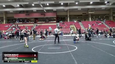 115 lbs Round 5 (6 Team) - Easton Bosley, The Untouchables vs Mia Anderson, Nebraska Wrestling Academy