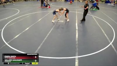 120 lbs Quarterfinal - Walker Gaulrapp, Minnesota vs Owen Smith, Grynd Wrestling