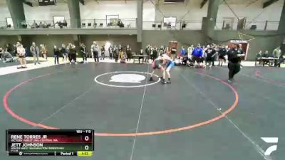 113 lbs Cons. Round 2 - Rene Torres Jr, Victory Wrestling-Central WA vs Jett Johnson, South West Washington Wrestling Club