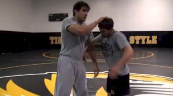 Knee Pull From Opponents Underhook Defense