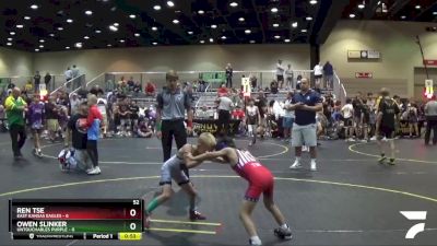 52 lbs Round 1 (6 Team) - Ren Tse, East Kansas Eagles vs Owen Slinker, Untouchables Purple