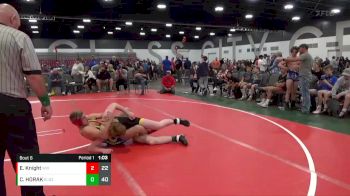 159 lbs Semis & 1st Wrestleback (8 Team) - Eli Knight, West Virginia vs Caige HORAK, Elite Ath Club DZ (IN)