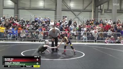 50 lbs Round 1 - Oakley Mulich, Lawrence Elite Wrestling Club vs Elyse Vu, Burlington