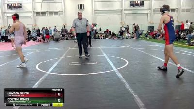 126 lbs Round 3 (10 Team) - Colten Jones, Team Diamond Fish vs Hayden Smith, Tar River WC