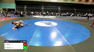 113 lbs Consi Of 16 #1 - Jeremiah Oliva, Crater vs Kruz Allred, Ridgeline