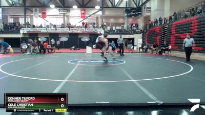 215 lbs Cons. Round 1 - Conner Tilford, McCracken County vs Cole Christian, Ashland Blazer