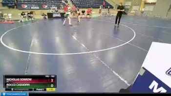 102 lbs 2nd Place Match - Nicholas Sorrow, MI vs Rocco Cassioppi, IL