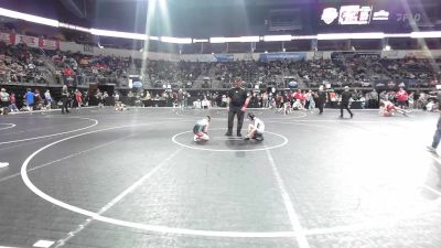 64 lbs Semifinal - Lincoln Booth, Sebolt Wrestling Academy vs Brady Boles, Mustang Bronco Wrestling Club