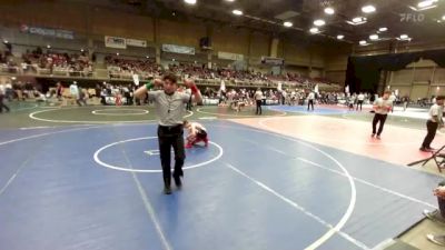 126 lbs 5th Place - Mason Reed, Pikes Peak Warriors vs Joseph LeGrand, Pueblo Central