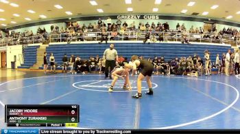 102 lbs Round 2 (4 Team) - Anthony Zuranski, Avon vs Jacoby Moore, Hobart