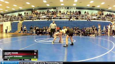 102 lbs Round 2 (4 Team) - Anthony Zuranski, Avon vs Jacoby Moore, Hobart