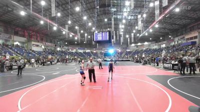 90 lbs Round Of 16 - Josiah Orozco, Fort Lupton vs Caleb Klotz, West Grand