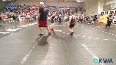 85 lbs Quarterfinal - Rhyder Sutherland, Pawhuska Elks Takedown vs Xander Montgomery, Skiatook Youth Wrestling