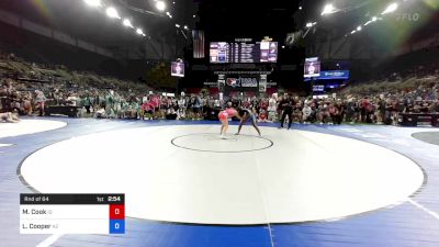 138 lbs Rnd Of 64 - Madison Cook, Idaho vs Lahtahjah Cooper, Arizona