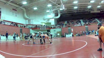 220 lbs Cons. Round 4 - Elisha Johnson, Decatur Central Wrestling Club vs Colin McMahon, Central Middle School