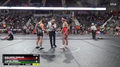 205 lbs 2nd Place Match - Carter Green, South Central Punishers vs Guillermo Morales, Dodge City Academy