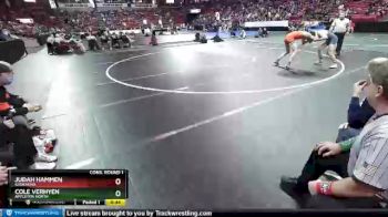D1-160 lbs Cons. Round 1 - Cole Verhyen, Appleton North vs Judah Hammen, Kaukauna
