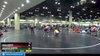 126 lbs Round 2 (10 Team) - Julia Campos, Suncoast Gems vs Brooklin Kuester, Nebraska Tsunami