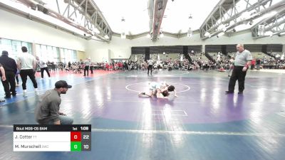 81 lbs Rr Rnd 5 - Joey Cotter, Team Tugman vs Matt Murschell, Seagull Wrestling Club