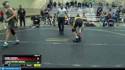 125 lbs Round 2 (6 Team) - Christopher Green, Ares vs Gabe Nowka, Michigan Matcats