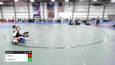 85 lbs Round Of 32 - Zack Dixon, CT vs Nathan Morales, MA