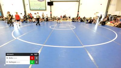 103 lbs Rr Rnd 5 - William Soto, Mat Assassins vs Mateo Gallegos, Meatballs