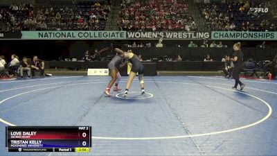 170 lbs Cons. Semi - Tristan Kelly, McKendree University vs Love Daley, Sacred Heart