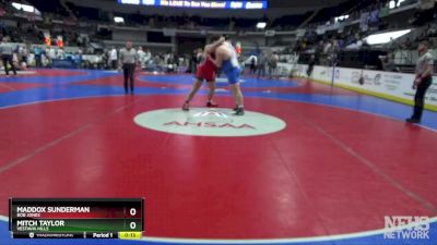 7A 285 lbs Cons. Semi - Mitch Taylor, Vestavia Hills vs Maddox Sunderman, Bob Jones