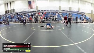 70 lbs Cons. Round 4 - Josh Musselman, Dragon Wrestling Club vs Levi Pike, Michigan West Wrestling Club