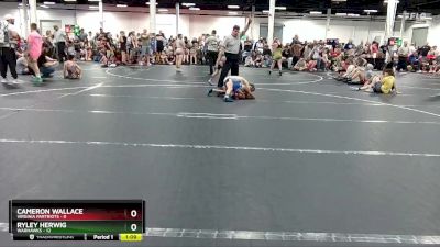 56 lbs Round 5 (8 Team) - Ryley Herwig, Warhawks vs Cameron Wallace, Virginia Partriots