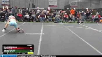 145 lbs Round 1 (8 Team) - Bridger Foss, Dakota Hillbillies vs Tyler Brennan, Iowa Gold