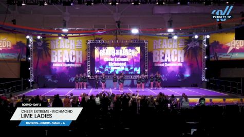 Cheer Extreme - Richmond - Lime Ladies [2024 L1 Junior - Small - A Day 2] 2024 ACDA Reach the Beach Cheer Grand Nationals