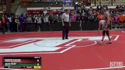 113 lbs Champ. Round 1 - Adam Bilby, Rose Hill vs Karson Kahler, Meriden-Jefferson West