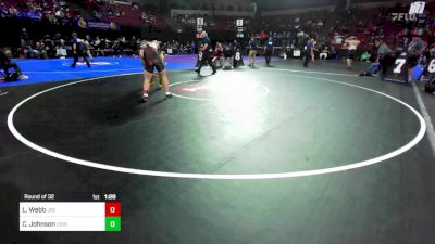 220 lbs Round Of 32 - Luke Webb, Jserra (SS) vs Caiden Johnson, Edison (CS)