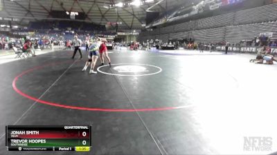 3A 285 lbs Quarterfinal - Trevor Hoopes, Southridge vs Jonah Smith, Yelm