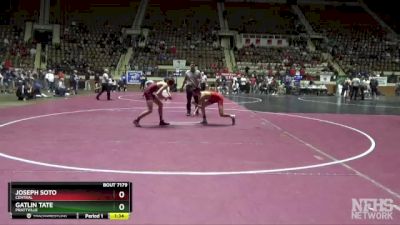 7A 132 lbs Semifinal - Gatlin Tate, Prattville vs Joseph Soto, Central